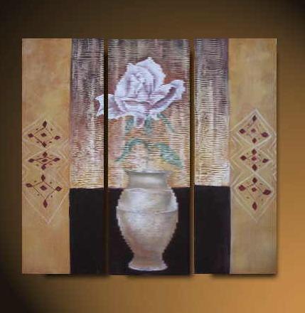 Dafen Oil Painting on canvas flower -set528